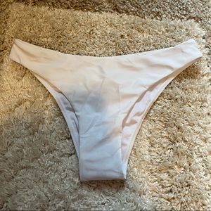 White bikini bottom